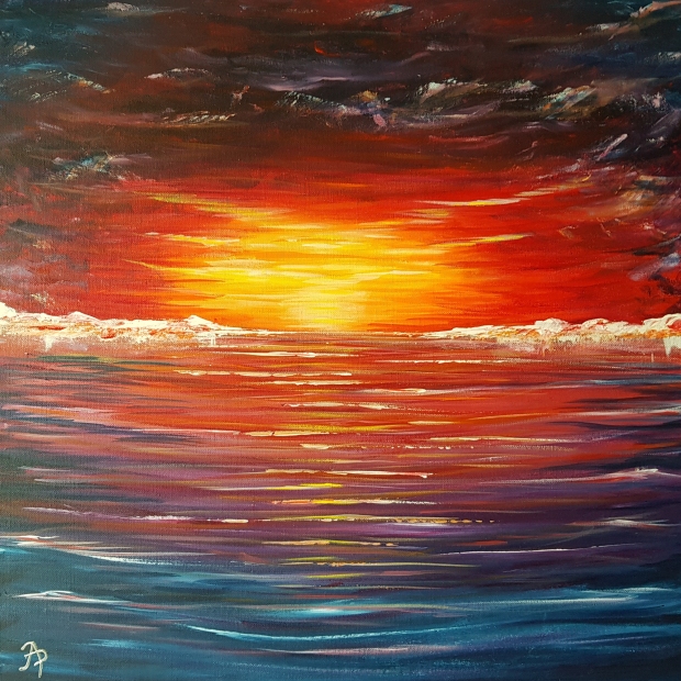 gallery/acrylic sunset